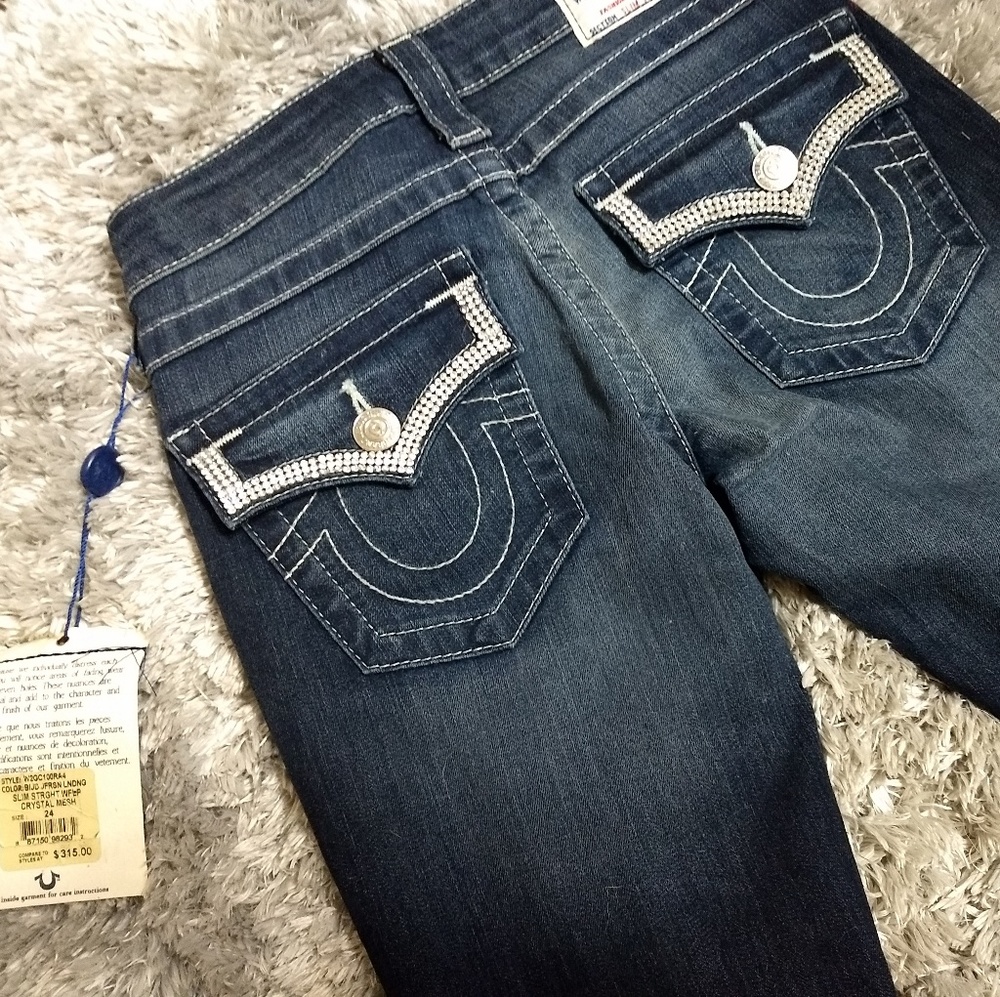 NWT True religion Swarovski skinny jean